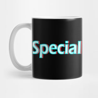 Special Delivery black t shirt draft 1 Mug